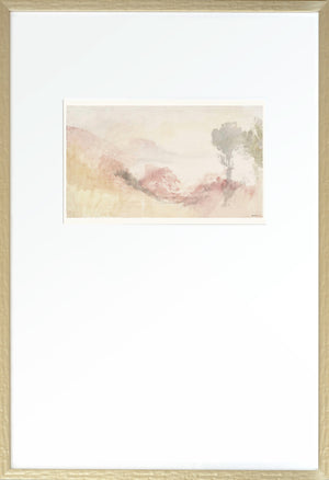 Turner Scapes – Blush IV wall art featuring soft pink and beige tones in a framed design