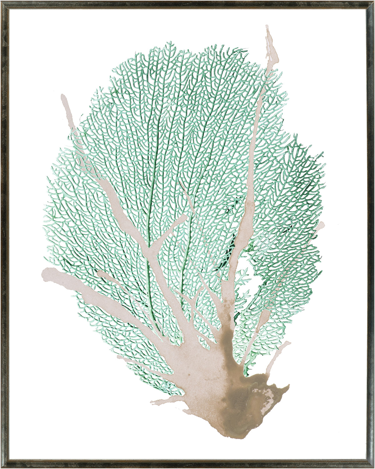 Spa Coral Quartet Bundle — abstract fine art print shown from another angle