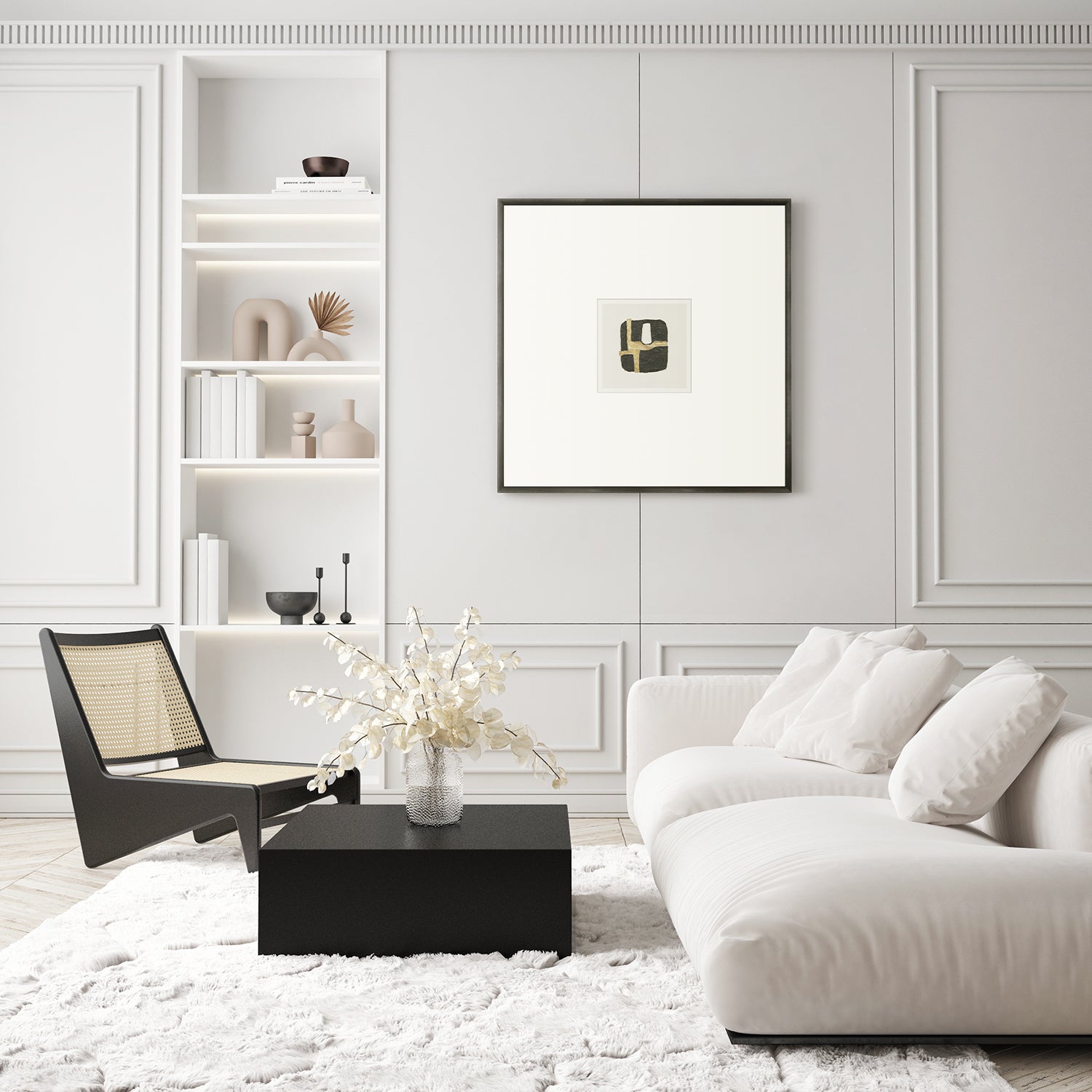 front view of Mid-Expression IV luxury Artwork