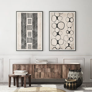 angle view of Woven Tribe II luxury Artwork