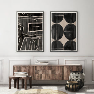 angle view of Woven Tribe I luxury Artwork