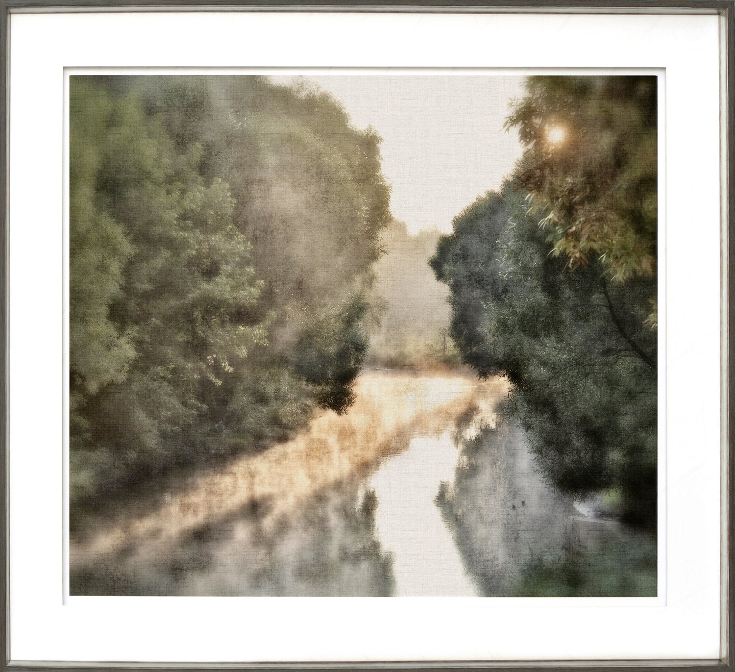 Early Morning Mist — nature and landscape fine art print in cool tones at Laurie Yapp Home