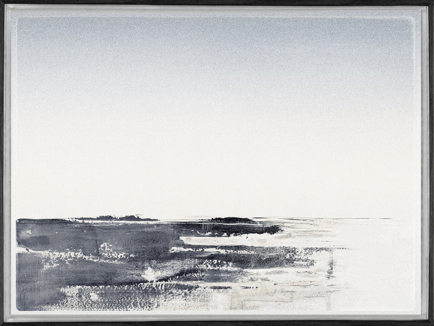 Silvered Land I framed art print