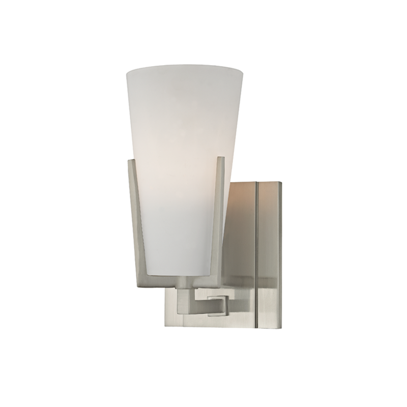 Upton Bath And Vanity 4.25" in satin nickel — a Hudson Valley bath and vanity for bathrooms and powder rooms at Laurie Yapp Home.