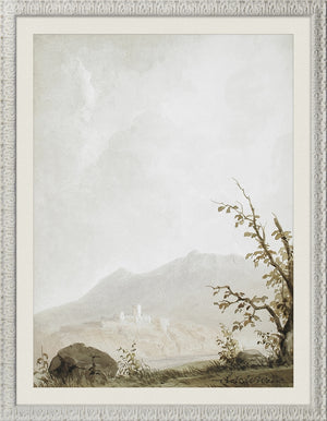 Collection 01 Italian Landscape Circa 1825 framed art print