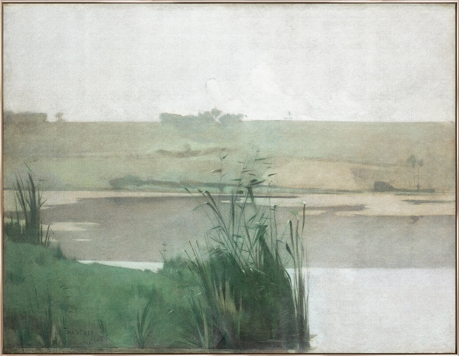 At Arques La Bataille — nature and landscape fine art print in cool tones at Laurie Yapp Home