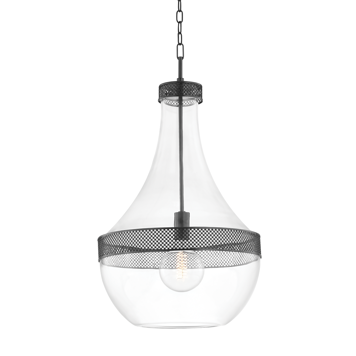 Hagen Pendant 17.5" in aged brass — a Hudson Valley pendant for kitchens, entries, and dining rooms at Laurie Yapp Home.
