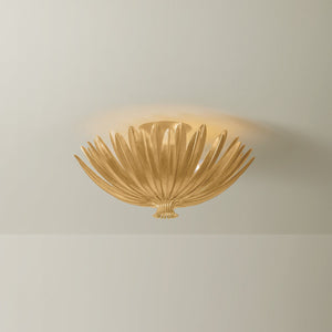 Close-up of the Whitfield Semi Flush showing the shade profile and mounting canopy.