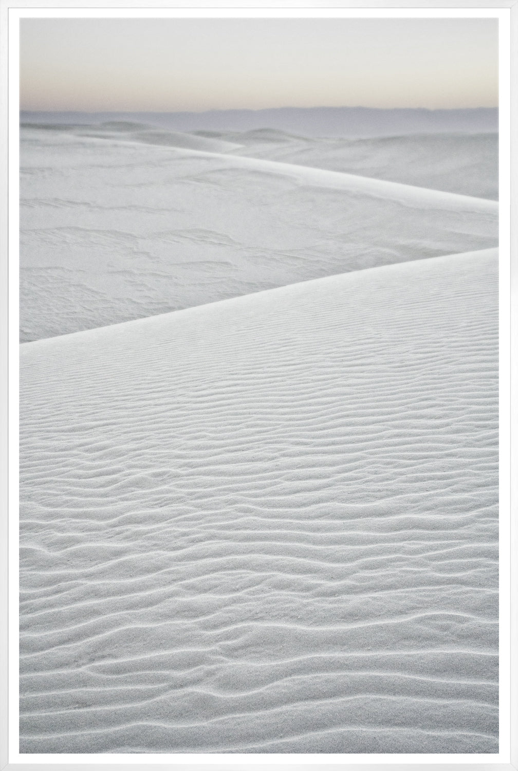 White Sands Iii framed art print