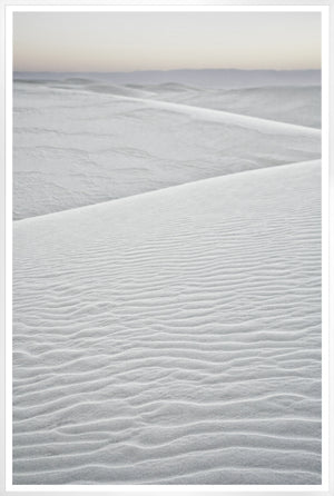 White Sands Iii framed art print