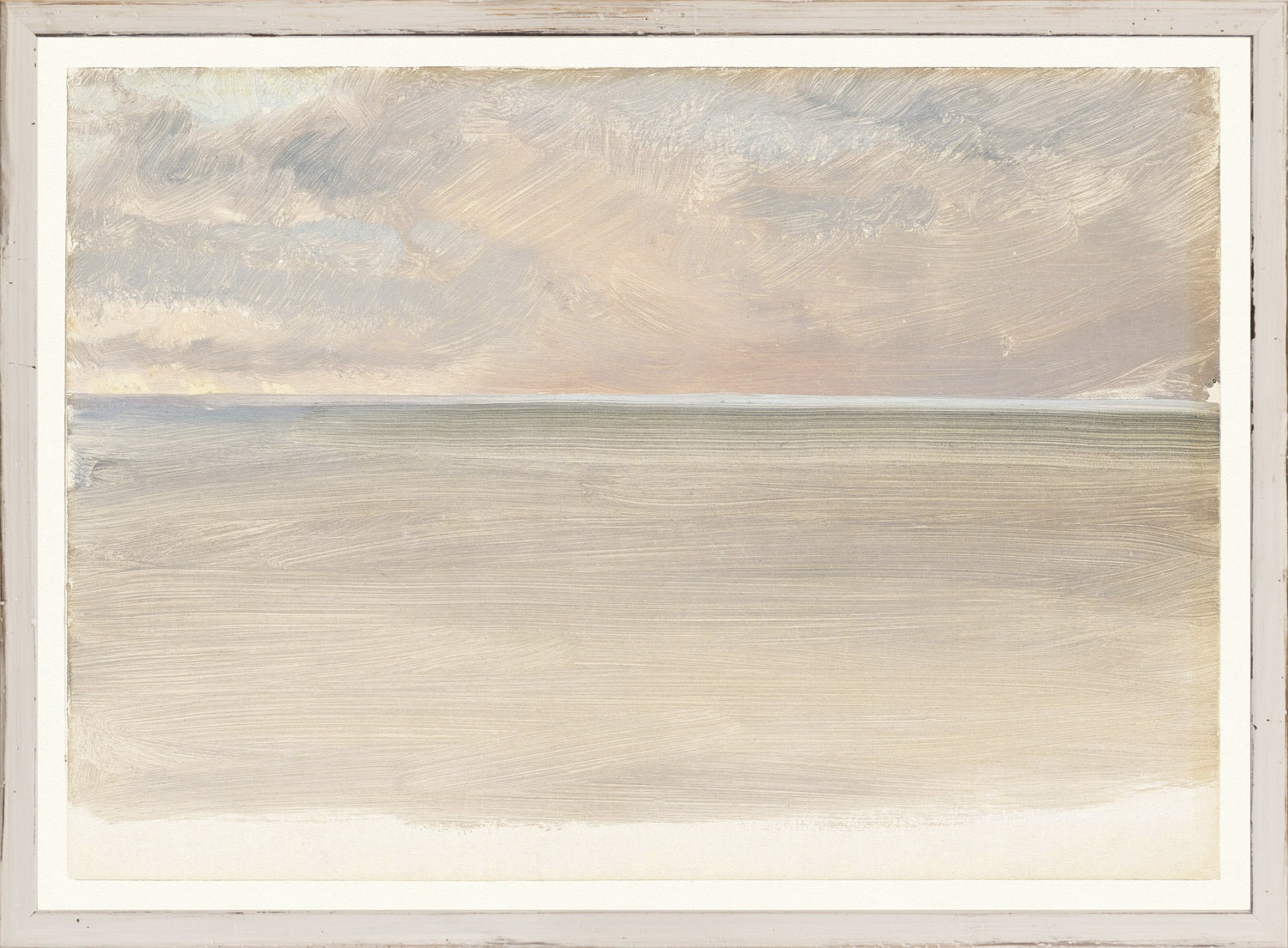Collection 07 – Church Cloud Study II – 1871 wall art featuring soft pastel colors and abstract clouds