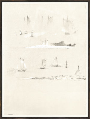 Collection 07 – Church – Study Of Schooners – 1850 wall art