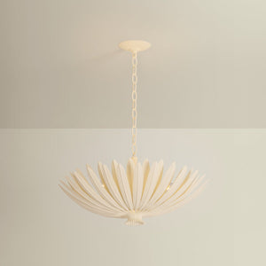 Whitfield Chandelier 24" shown from the front to reveal the frame, arms, and shade detail.