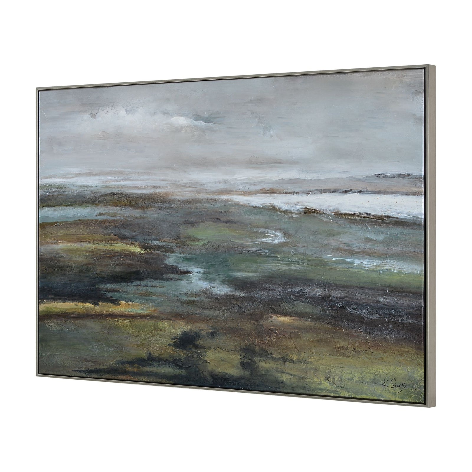 Sprucer — a Renwil canvas wall art piece for living rooms, dining rooms, and bedrooms at Laurie Yapp Home.