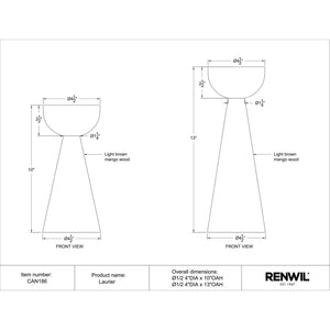 lifestyle view of Laurier luxury Candle Holder