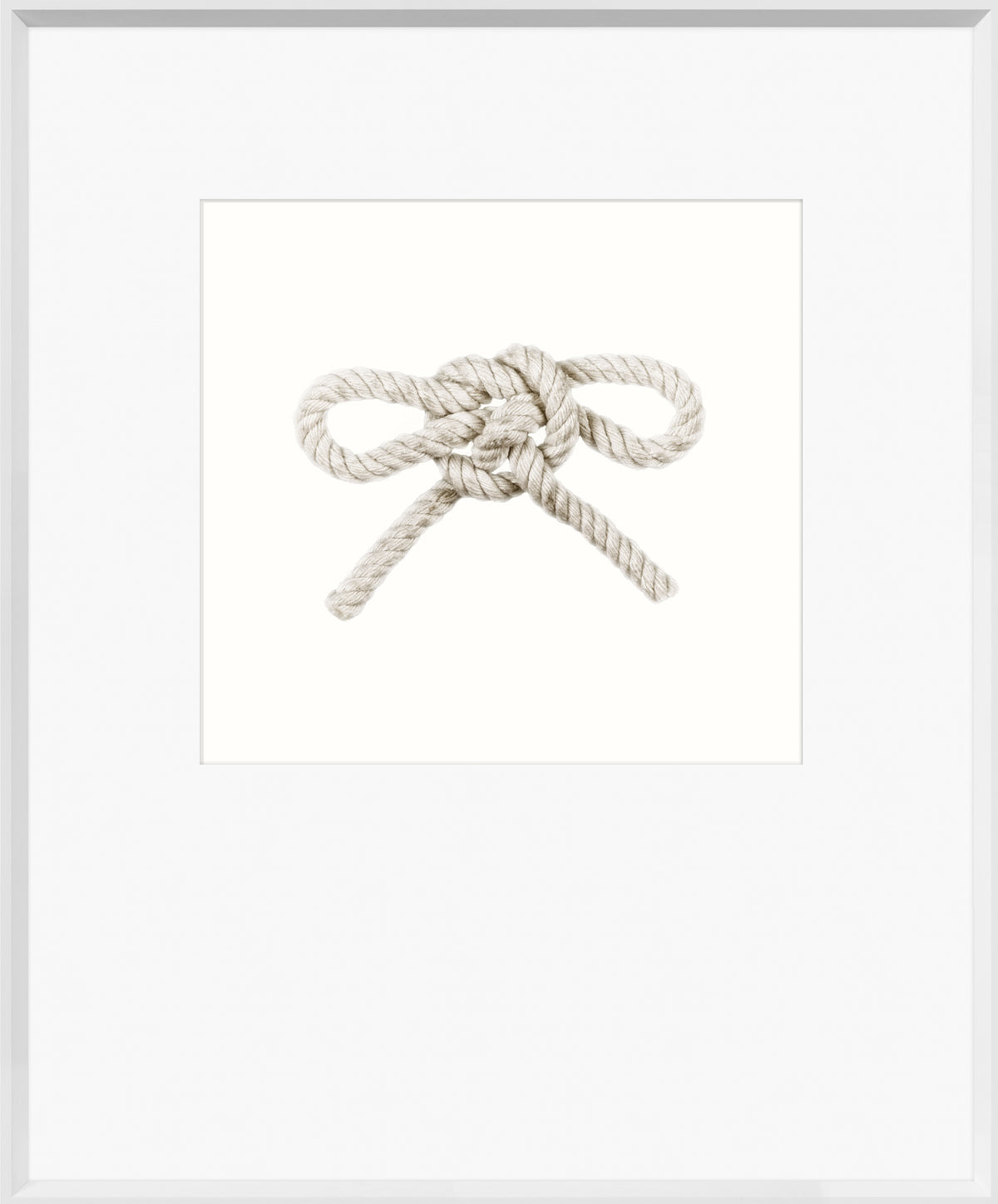 Knot – Tom Fool wall art featuring a detailed rope knot on a white background.