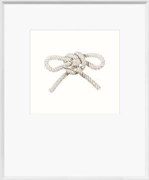 Knot – Tom Fool wall art featuring a detailed rope knot on a white background.