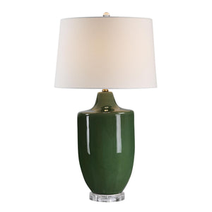 Pesca shown from a second angle to highlight the base and shade proportions.