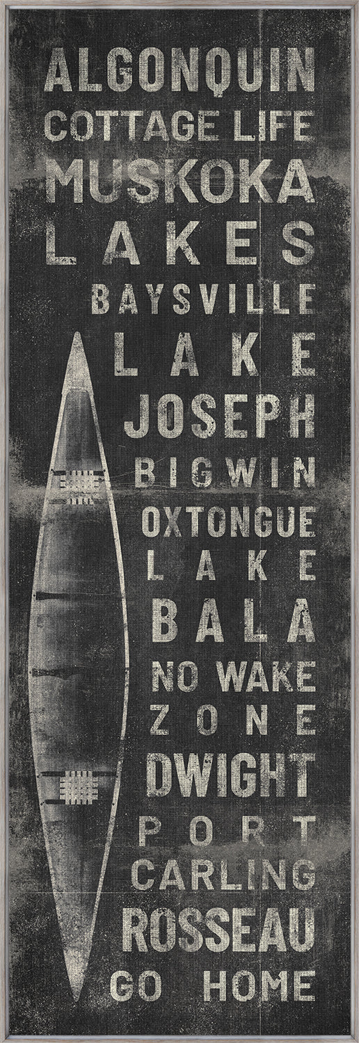 Muskoka – Locale Sign II wall art