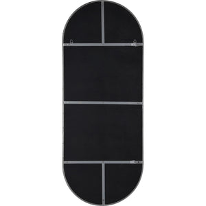 Back view of Marius mirror by Renwil, showing black backing with mounting options.