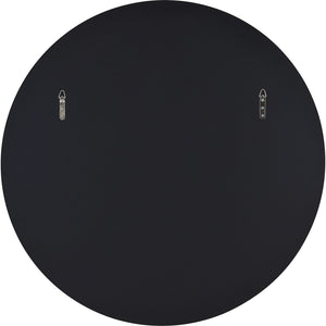 Cori mirror by Renwil, back view showing the matte black finish and mounting hardware.