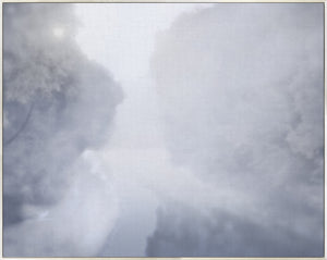 Chambray Haze — nature and landscape fine art print shown from another angle
