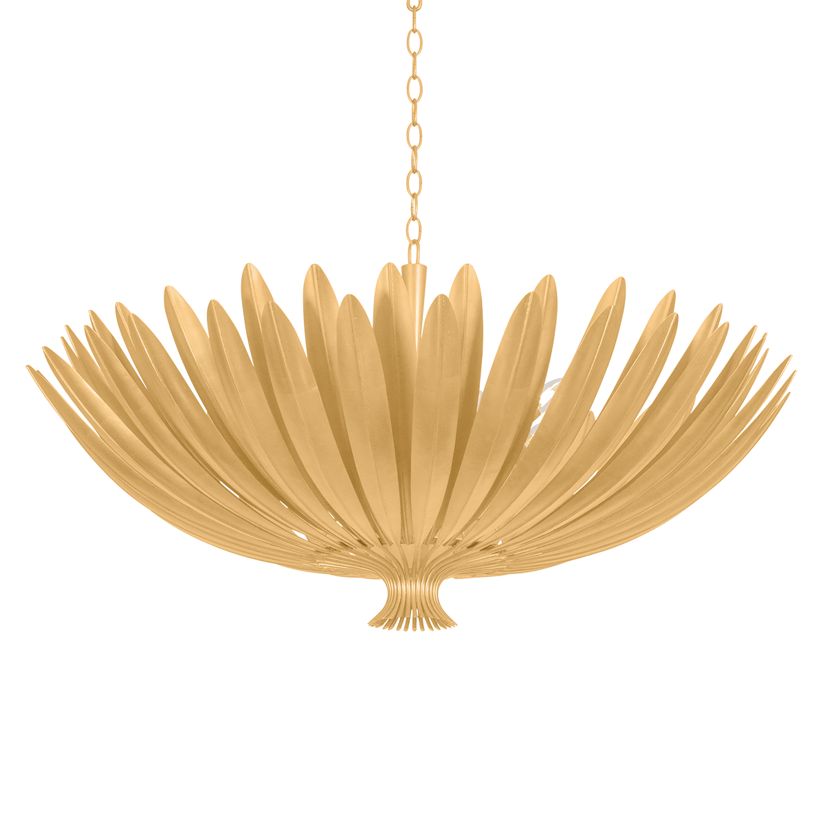 Whitfield Chandelier 48" shown from a second angle to highlight the frame, arms, and shade detail.