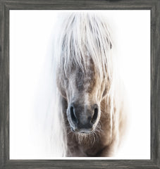 18 × 19 po – Cadre gris