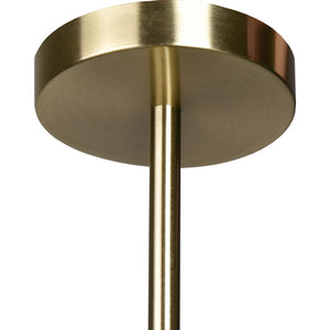 Laylani Ceiling Fixture shown from the front to reveal the shade profile and mounting canopy.