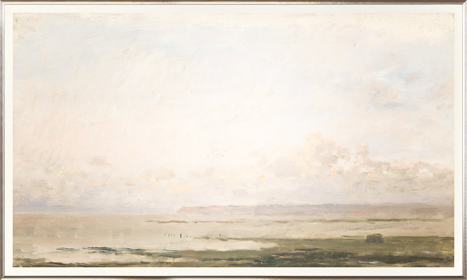 Beach at Ebb Tide — nature and landscape fine art print shown from another angle