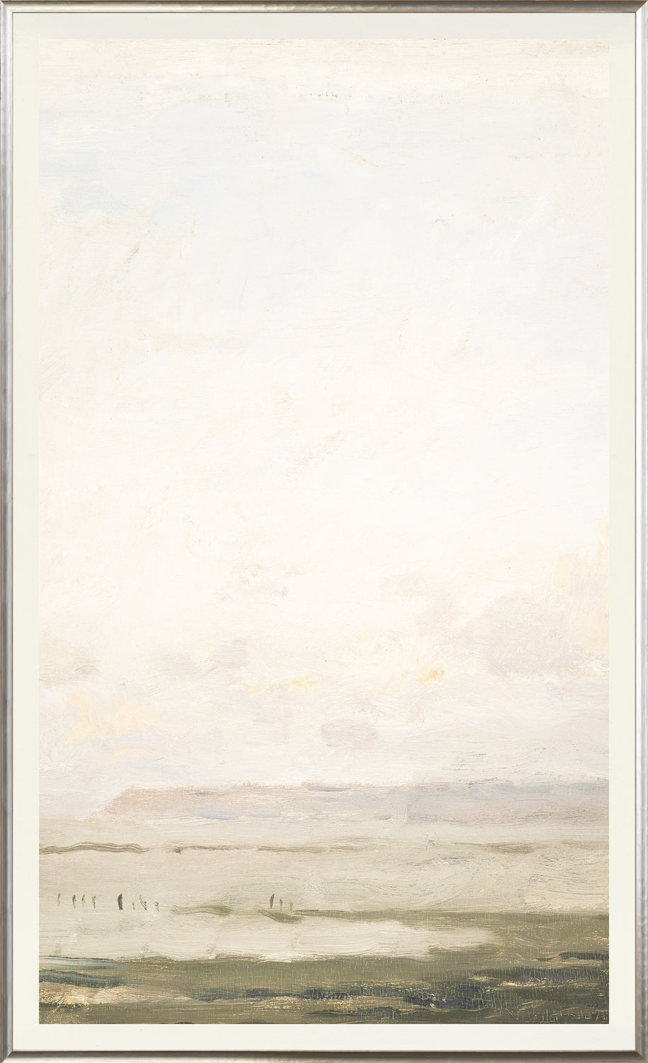 Beach at Ebb Tide — nature and landscape fine art print in neutral tones at Laurie Yapp Home