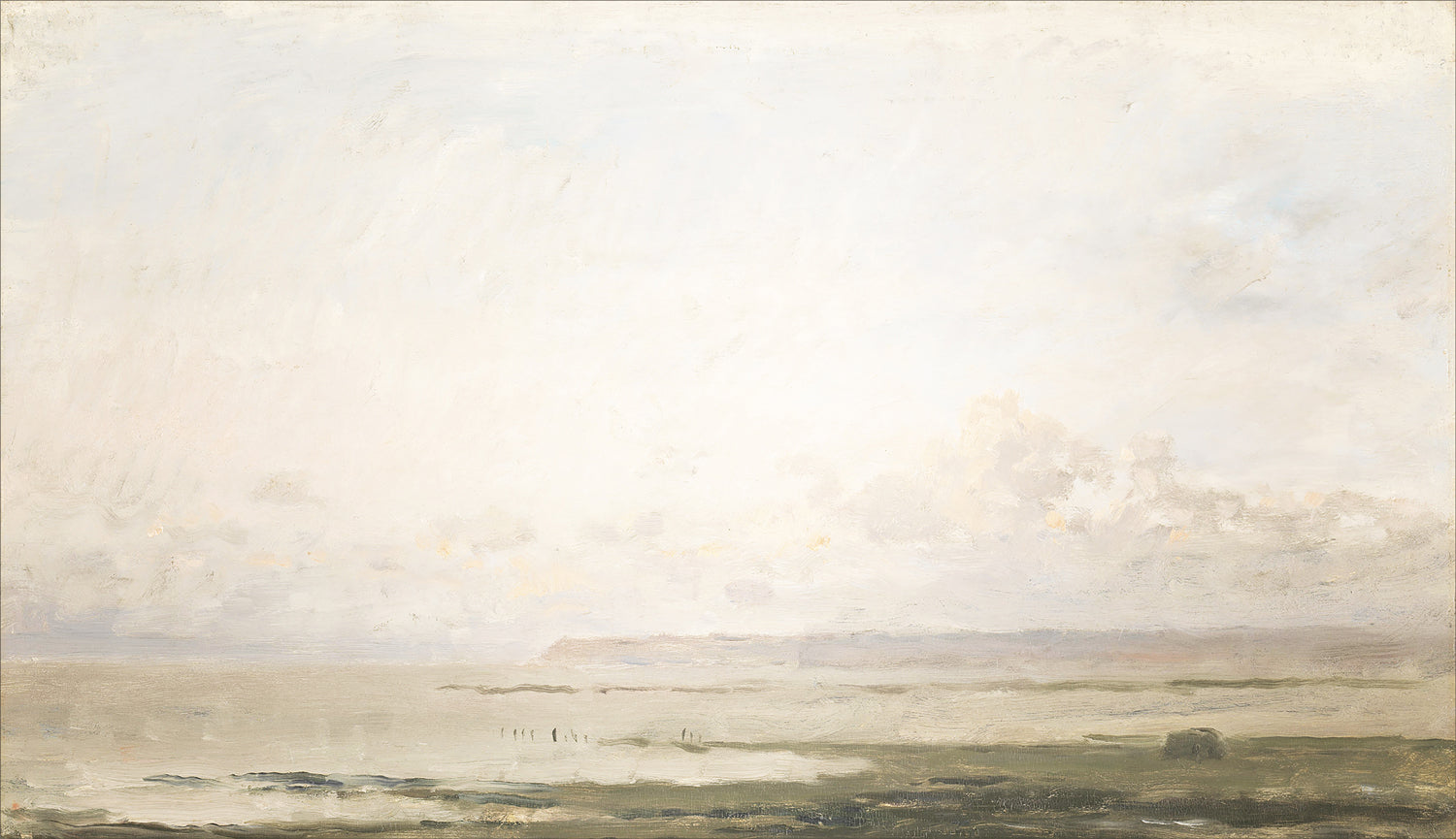 Beach at Ebb Tide — nature and landscape fine art print shown from another angle