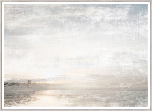 Aurora on the Lake I — nature and landscape fine art print shown from another angle