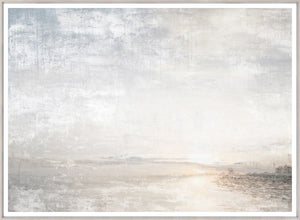 Aurora on the Lake II — nature and landscape fine art print shown from another angle