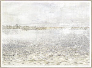 Sunlit Ripples I — nature and landscape fine art print shown from another angle