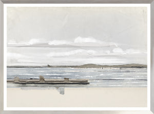 Decoupage Horizon II — nature and landscape fine art print shown from another angle