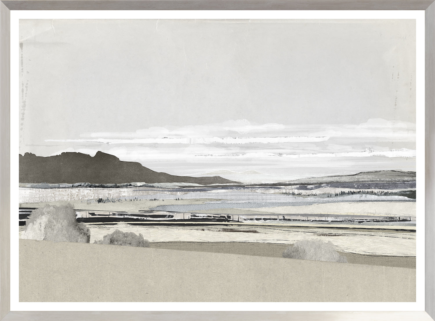 Decoupage Horizon III — nature and landscape fine art print shown from another angle