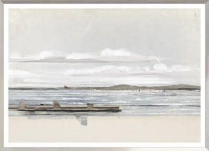 Decoupage Horizon II — nature and landscape fine art print shown from another angle