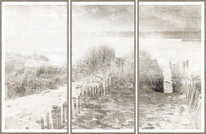 Beach Side Memory — nature and landscape fine art print in neutral tones at Laurie Yapp Home