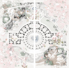 76,5 × 76,5 po – Toile tendue