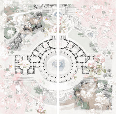 128,3 x 128,3 cm – Toile tendue sur châssis