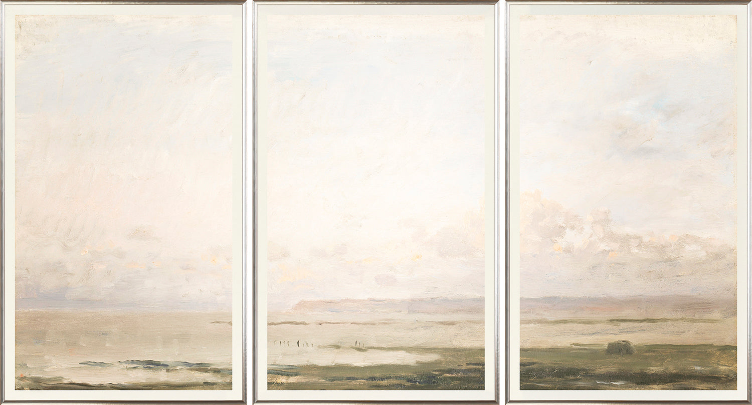Beach at Ebb Tide — nature and landscape fine art print shown from another angle