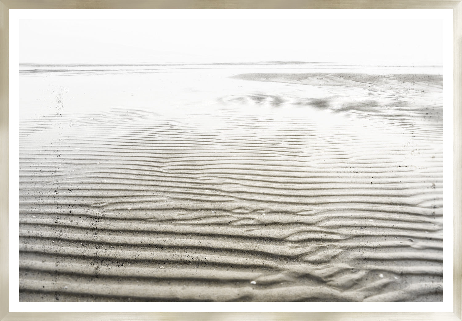 Taupe Aspect Ii framed art print