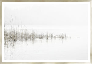Taupe Aspect Vi framed art print
