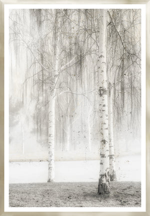 Taupe Aspect Ix framed art print