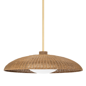 Delano Pendant 32.5" — a Hudson Valley pendant for kitchens, entries, and dining rooms at Laurie Yapp Home.
