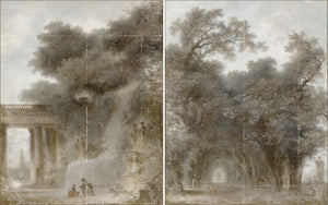 Fragonard – Diptych — architecture and travel fine art print shown from another angle