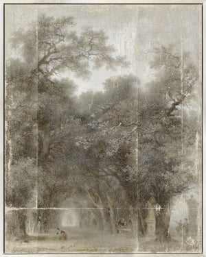 Fragonard – A Shaded Avenue — architecture and travel fine art print in warm tones at Laurie Yapp Home
