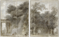 110,5 × 69 po – Toile encadrée