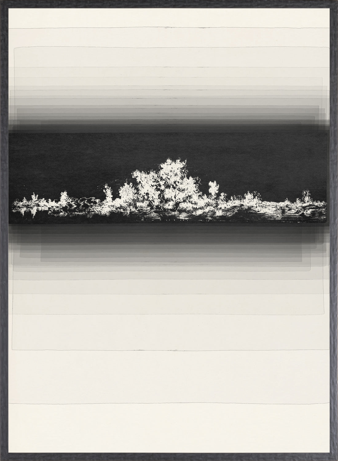 Evanescent I framed art print